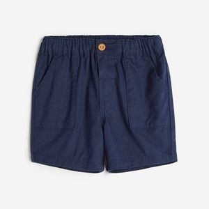 H&M Cotton Shorts -Navy